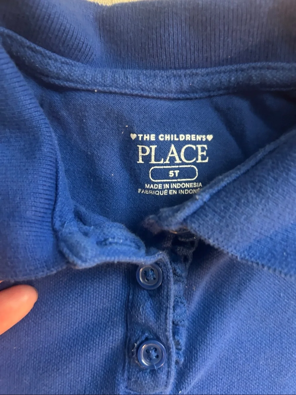 The Children's Place Bright Blue Girls' Polo Shirt